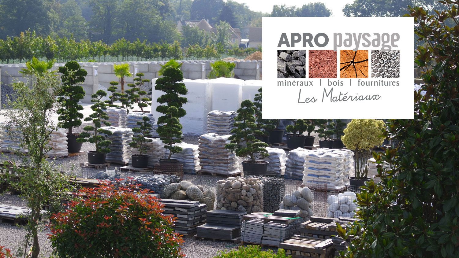 plateforme vrac fourniture pour paysagistes et collectivités - Apro Paysage (95 mery sur oise)